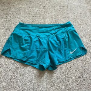 Nike Teal Athletic Running Shorts for Women